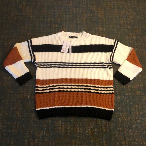 Merokeety Sweaters - Merokeety Women’s Color Block Knit Sweater Casual Pullover/ Size: XL